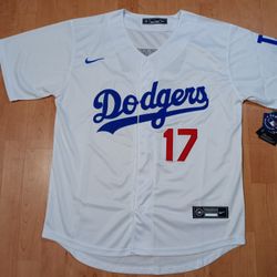 Shohei Ohtani Los Angeles White Dodgers Jersey 