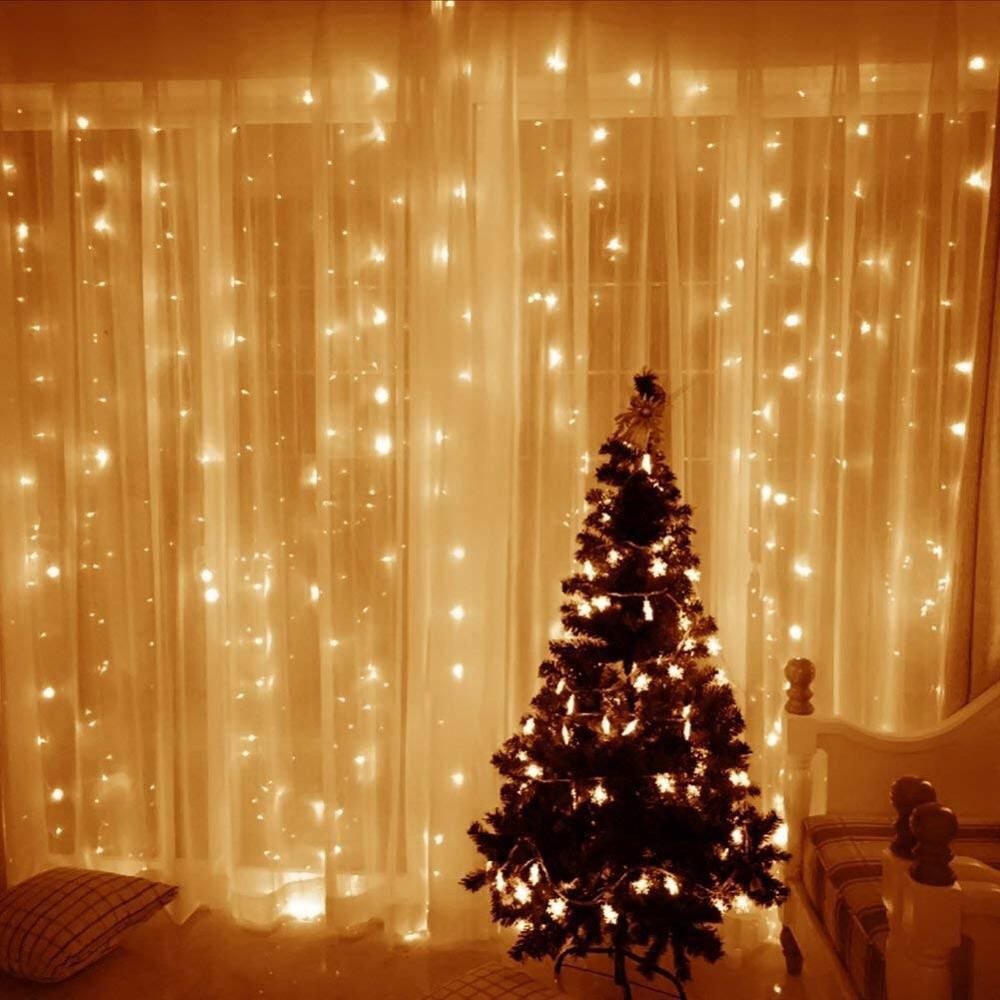 Christmas Curtain String Light for home party wedding decoration