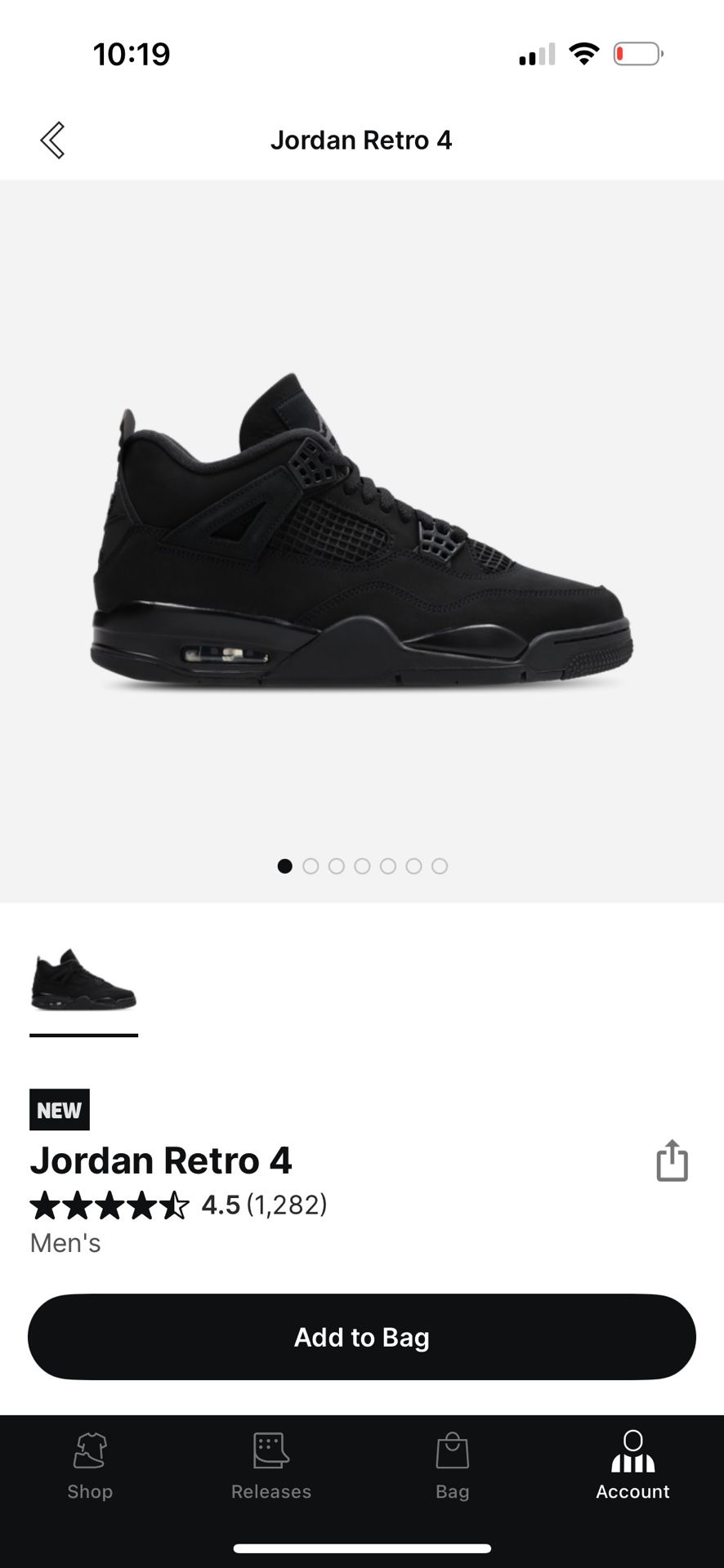 Jordan 4 Black Cat New Release 
