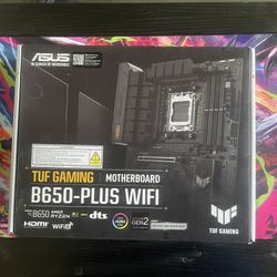 Asus B650 plus WiFi Motherboard And NZXT H6 white Glass Case
