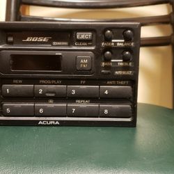 Bose Stereo W- 7 Disk CD. Changer N Trunk,and Tape Deck