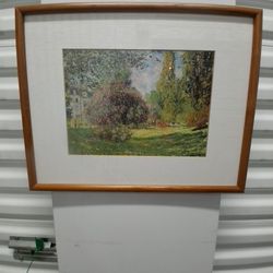 1 OF 3 BEAUTIFUL PRINTS, PAINTED BY A FAMOUS PAINTER AND FRAMED AND MATTED BY LOCAL ARTIST IN NAPLES, GREAT SET