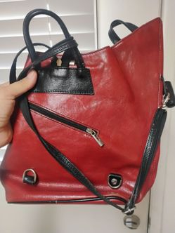 Italian leather vintage handbag