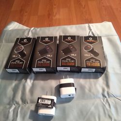 20w Dual  Port Chargers/Two Adapters