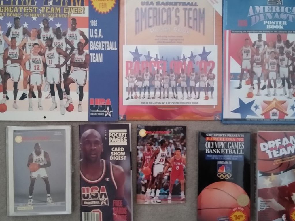 USA 1992 NBA Dream Team Lot Jordan Cards
