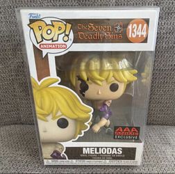 Funko Pop! Animation Seven Deadly Sins Meliodas #1344 AAA Anime Exclusive