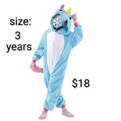 New Unicorn Onesie Pajama $18