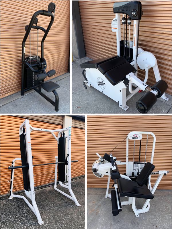 Olympic Smith Machines, Lat Pull Down, Leg Curl, Bicep