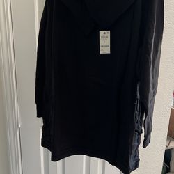 Snap Front Wrap With Pockets New Size1x