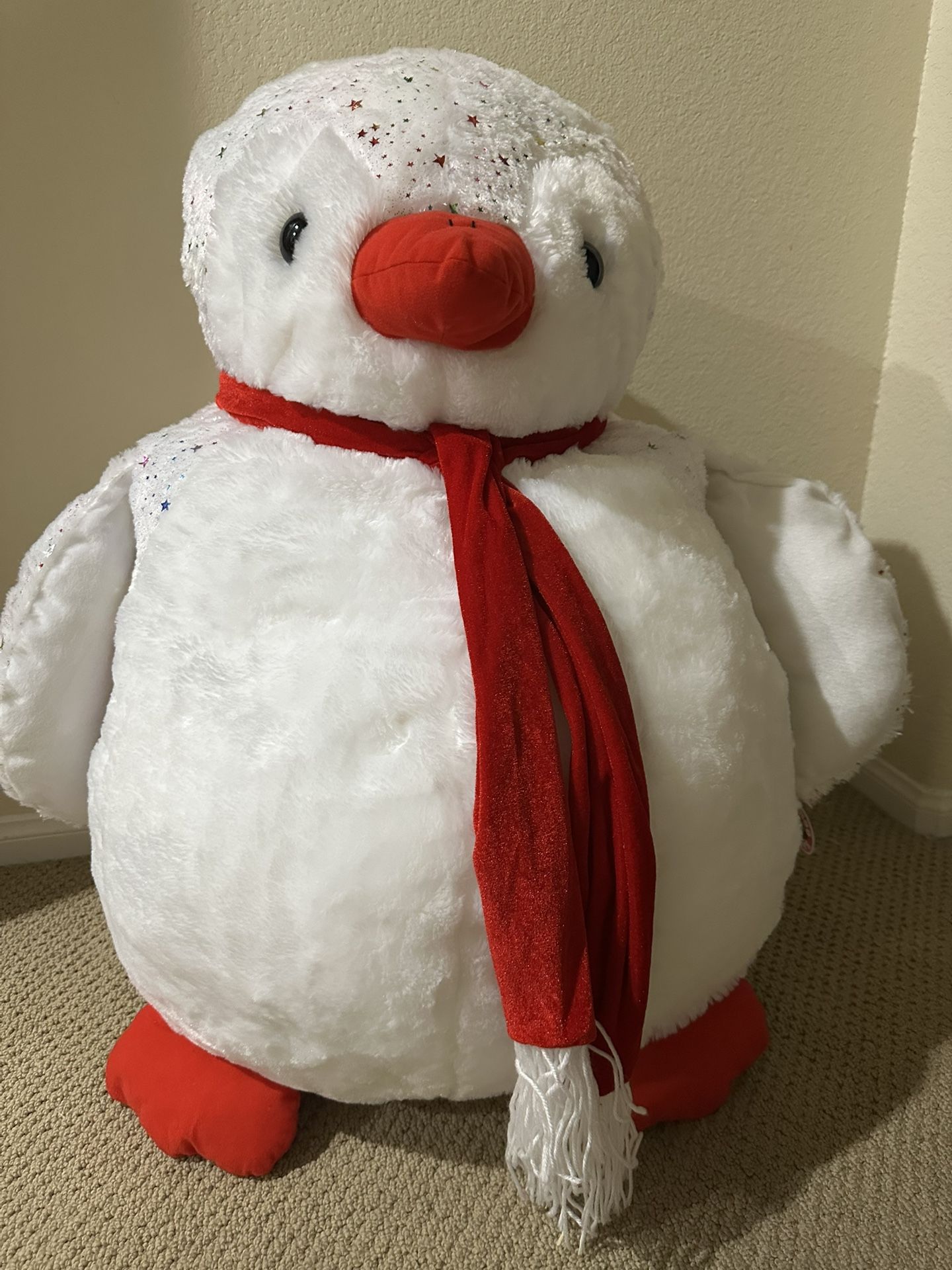 Gigantic Penguin Stuffed Animal 2.5 Feet New With Tags