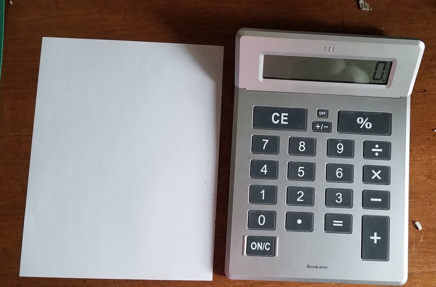 Brookstone giant calculator 8x11 for Sale in Cincinnati OH OfferUp