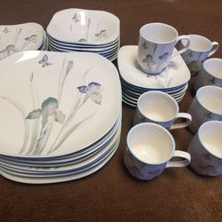 Sango Quadrille Dinner Set (40 Pieces) 5306 Atrium