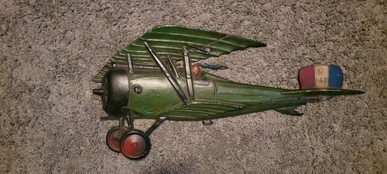 Vintage Sexton Cast Bi-plane