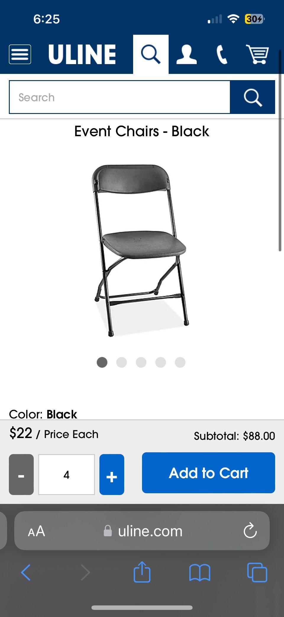 Event Chairs 8 Total