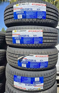 185/55R16 Atlander Set 4 New Tires
