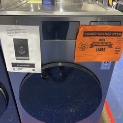 Brand New Samsung Bespoke Wash/Dryer Combo Ventless Or Vented With Warranty