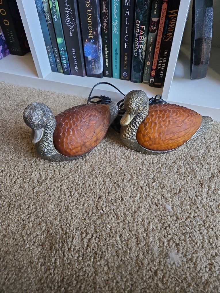 Vintage Duck Lamps