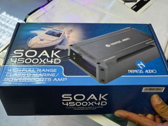 ** Brand New ** Nemesis Audio Soak 4500x4D 4 Channel Amp