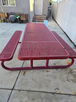 Table and bench