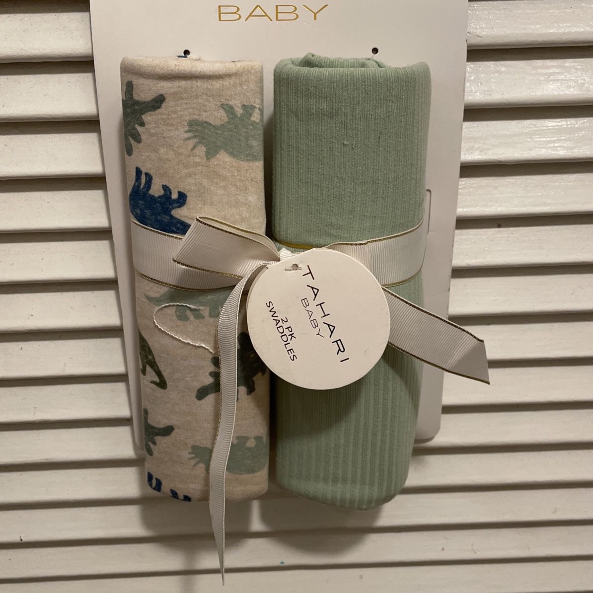 Tahari baby online blanket
