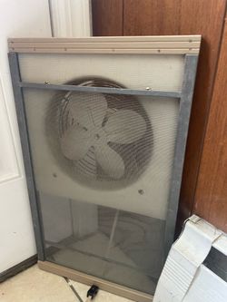 Vintage window fan Marvin