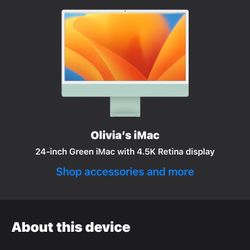 24 Inch Green iMac 
