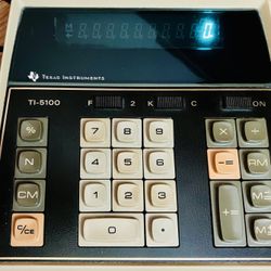 Shippable Vintage Texas Instruments TI-5100 Desk Calculator