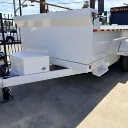 Heavy Duty Scissor Lift Dump Trailer