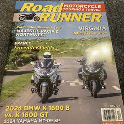 Roadrunner Motorcycle Magazine December 2024