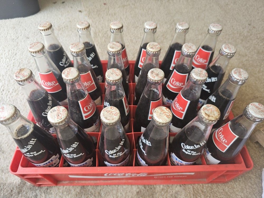 24 Pack Coke Superbowl Tampa Bottles