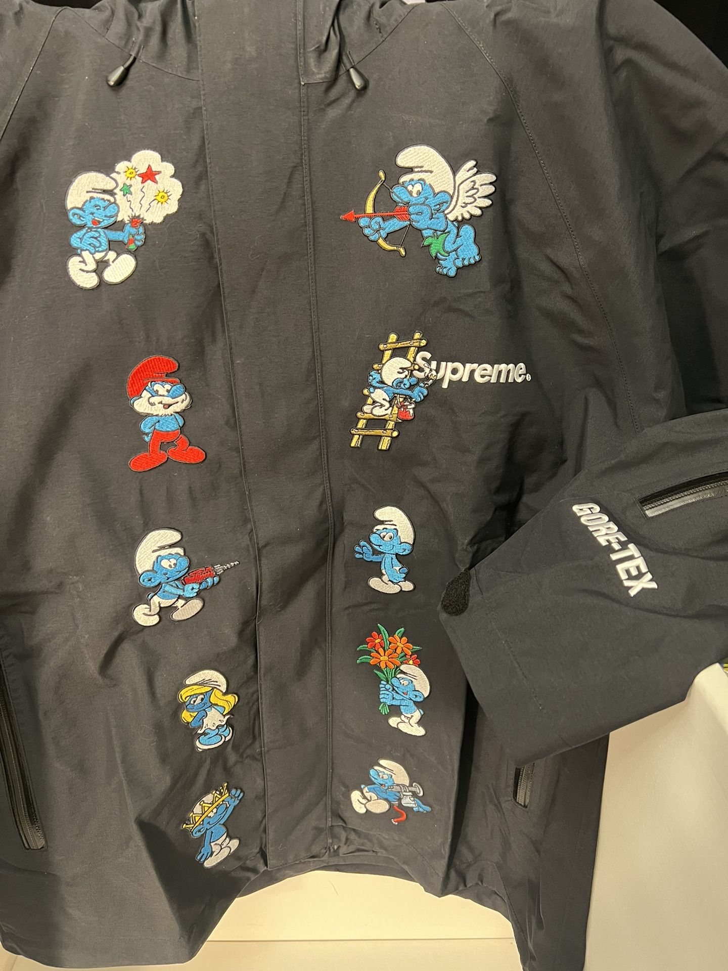 ジャケット・アウター Supreme Smurfs GORE-TEX Shell Jacket M Supreme Smurfs GORE-TEX Shell Jacket Woodland Camo – blueandcream
