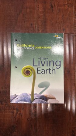 HMH California Science Dimensions The Living Earth
