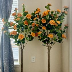 New Fake Artificial Camellia Tree(2 Pack -5FT)