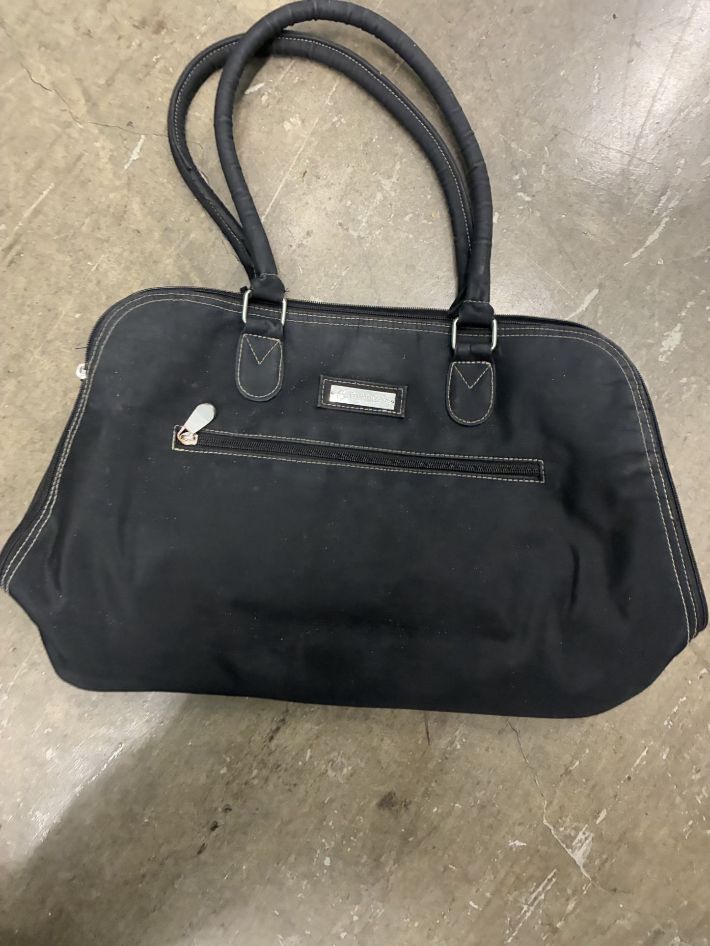 Franklin Covey Bag Black Vegan Leather