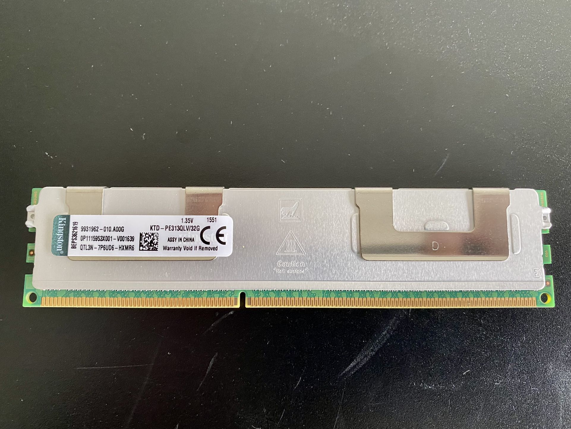 Kingston KTD-PE313QLV/32G 32GB RAM
