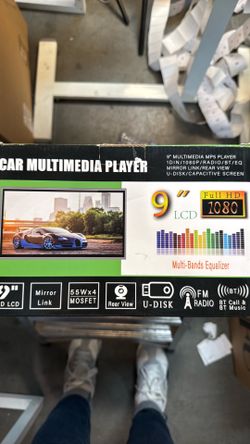 9” multimedia mp5 player 1DIN/1080P/Radio/BT/EQ mirror link rear view