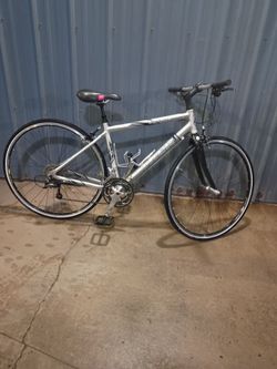 Trek 1200c Hybrid conversion Bike Silver