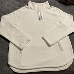 Thread & Supply Sherpa Fleece Pullover XXL Rice MSRP:$64 NWT