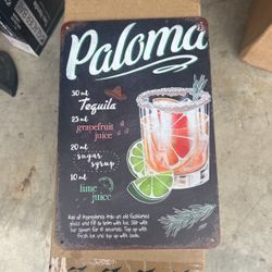 Paloma Bar Sign 