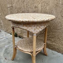 Wicker Accent / Side Table