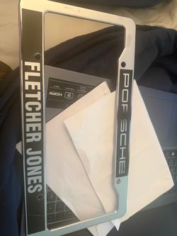 Porsche License Plate Frame
