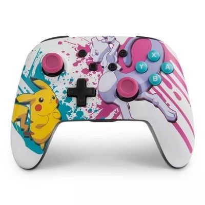 Nintendo Switch Power A Pikachu And Mewtwo Controller 