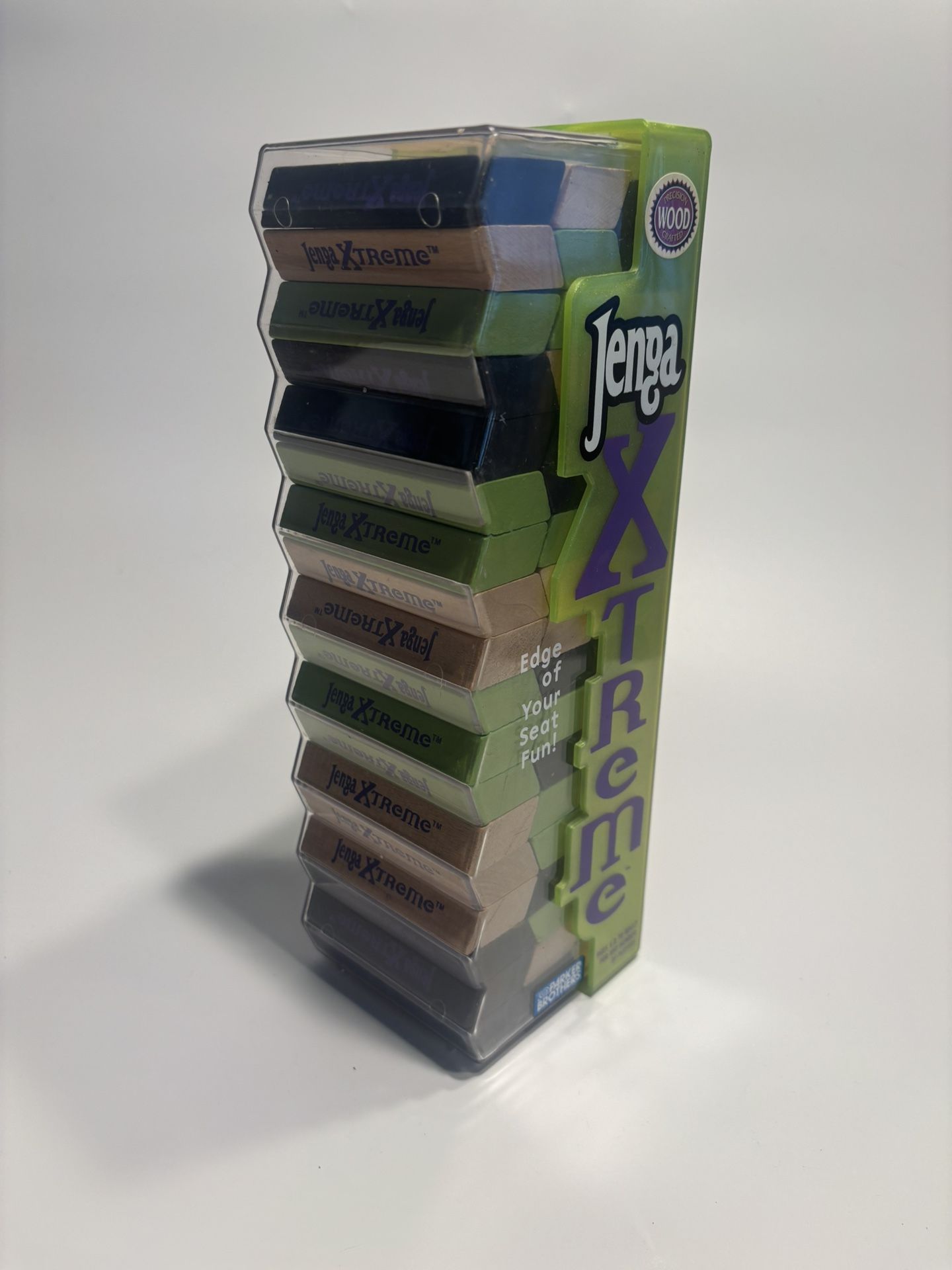 Vintage Parker Brothers 2003 Jenga Xtreme Wood blocks game By Hasbro