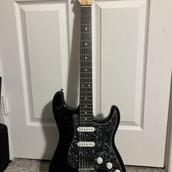 Modded Stratocaster With Upgraded Squier Pickups