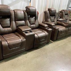 Power Reclining Sofa Or Love Seat In Stock $1299 Each 