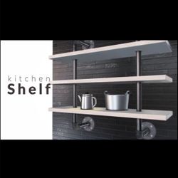 🔥👀🔥Black Pipe Metal Furniture Shelving/Decor Pieces, Steam Punk Inspired