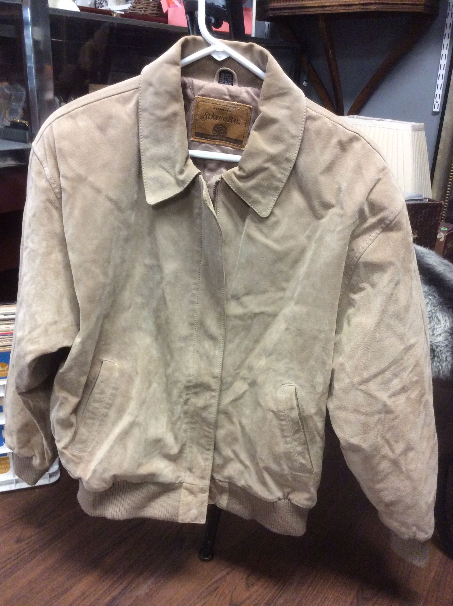 St. John’s Bay Suede Men’s Coat