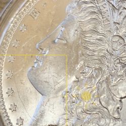 1883 O Morgan Silver Dollar Die Crack 