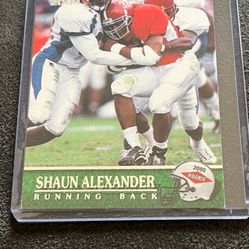 2000 Pacific Football Shaun Alexander - Alabama Crimson Tide Rookie Card #401