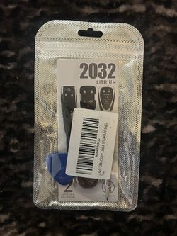 🔋 CR2032 Lithium Coin Batteries (2-Pack) + Key Fob Tool Kit 🔋